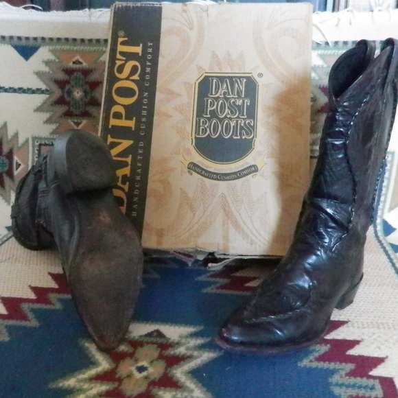 Men's Dan Post Black boots 8.5 - Picture 1 of 6